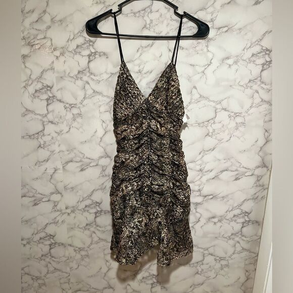 Free People Sierra Lace Mini Dress In Sand Combo - Picture 4 of 11